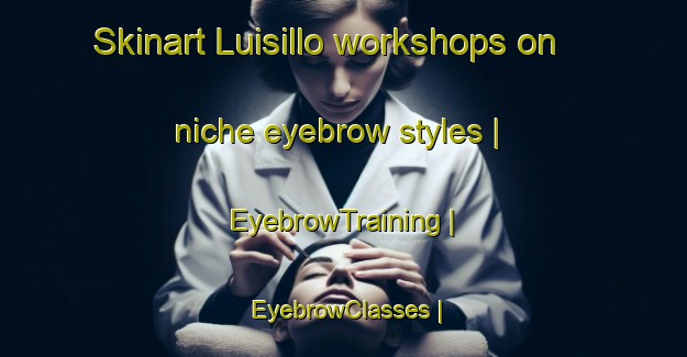 Skinart Luisillo workshops on niche eyebrow styles | EyebrowTraining | EyebrowClasses | SkinartTraining-Mexico
